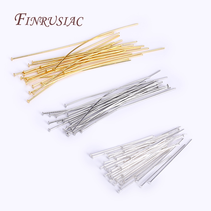 Jewelry Making Head Pins - 50-100 sztuk/partia w kształcie łuku szpilki