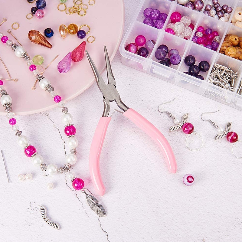 Jewelry Making Round Nose Pliers - Hurtowe Mini Szczypce Diagonalne Okrągłe Wygięte