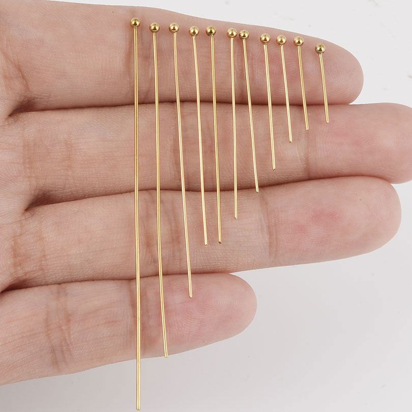 Jewelry Making Head Pins - 200 szt. Szpilki z główką kulkową