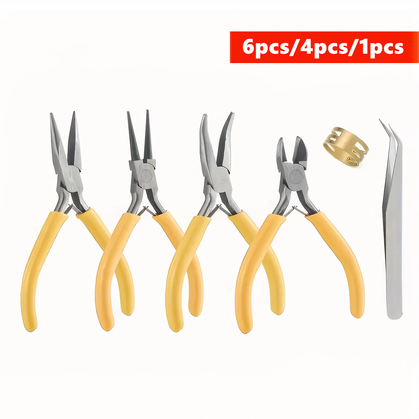 Jewelry Making Round Nose Pliers - Zestaw szczypiec do wyrobu biżuterii, 6/4/1