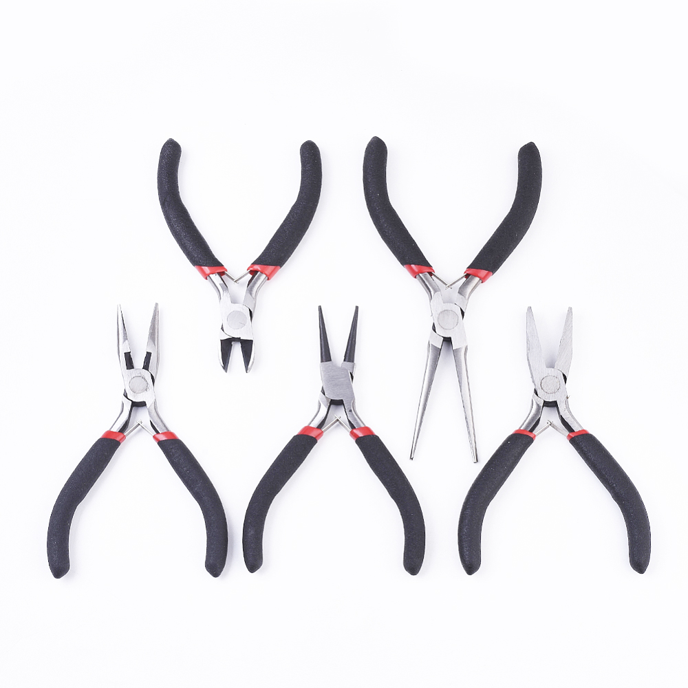 Jewelry Making Round Nose Pliers - 1 szt. Szczypce jubilerskie ze stali