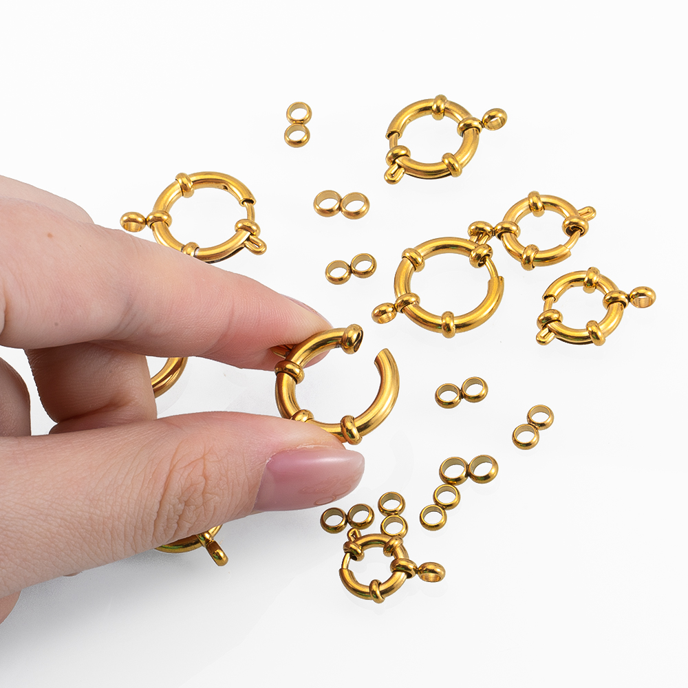 4 szt. Zapięcia sprężynowe ze  – Jewelry Making Class recenzja i cena