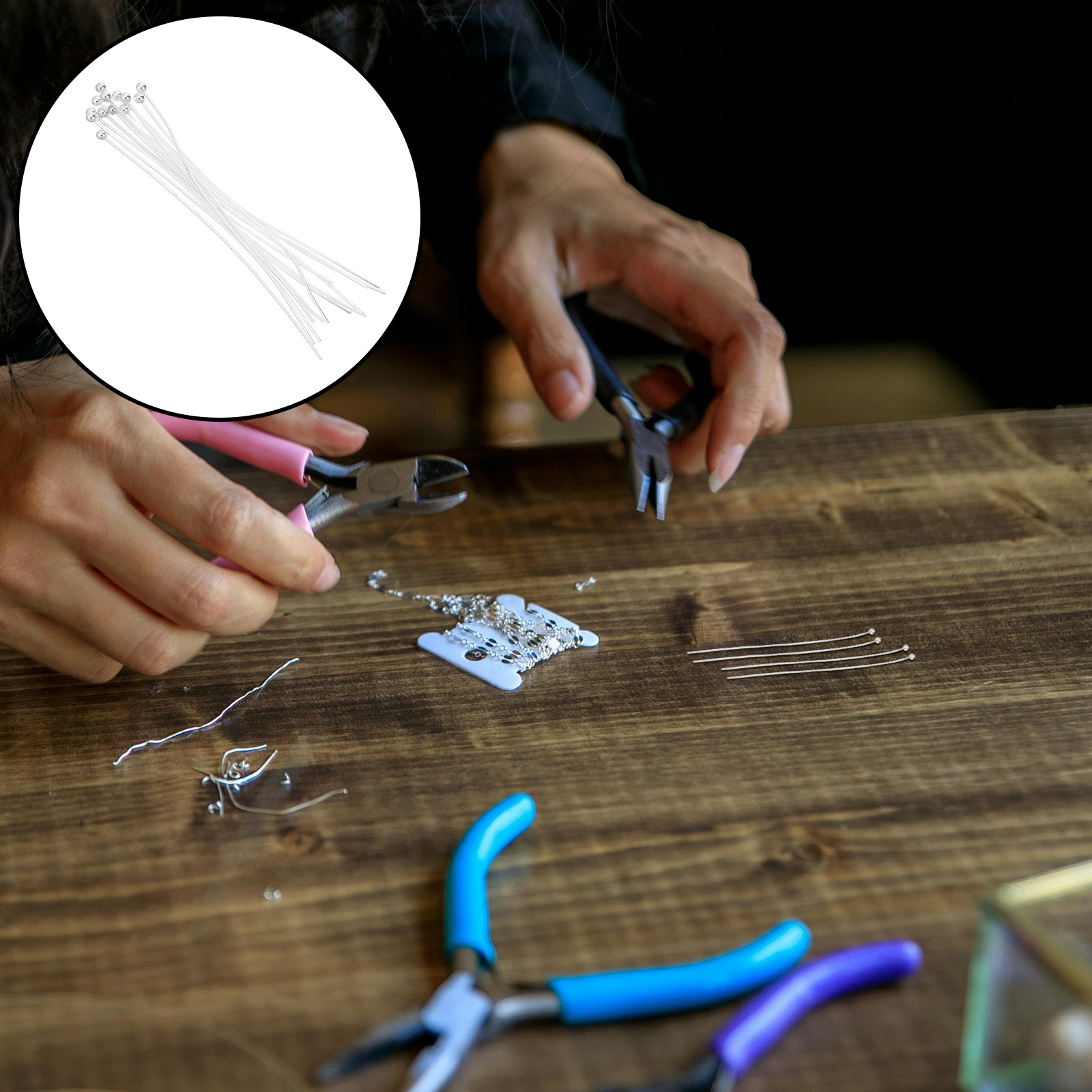 200 sztuk elastycznych szpilek – Jewelry Making Head Pins recenzja i cena