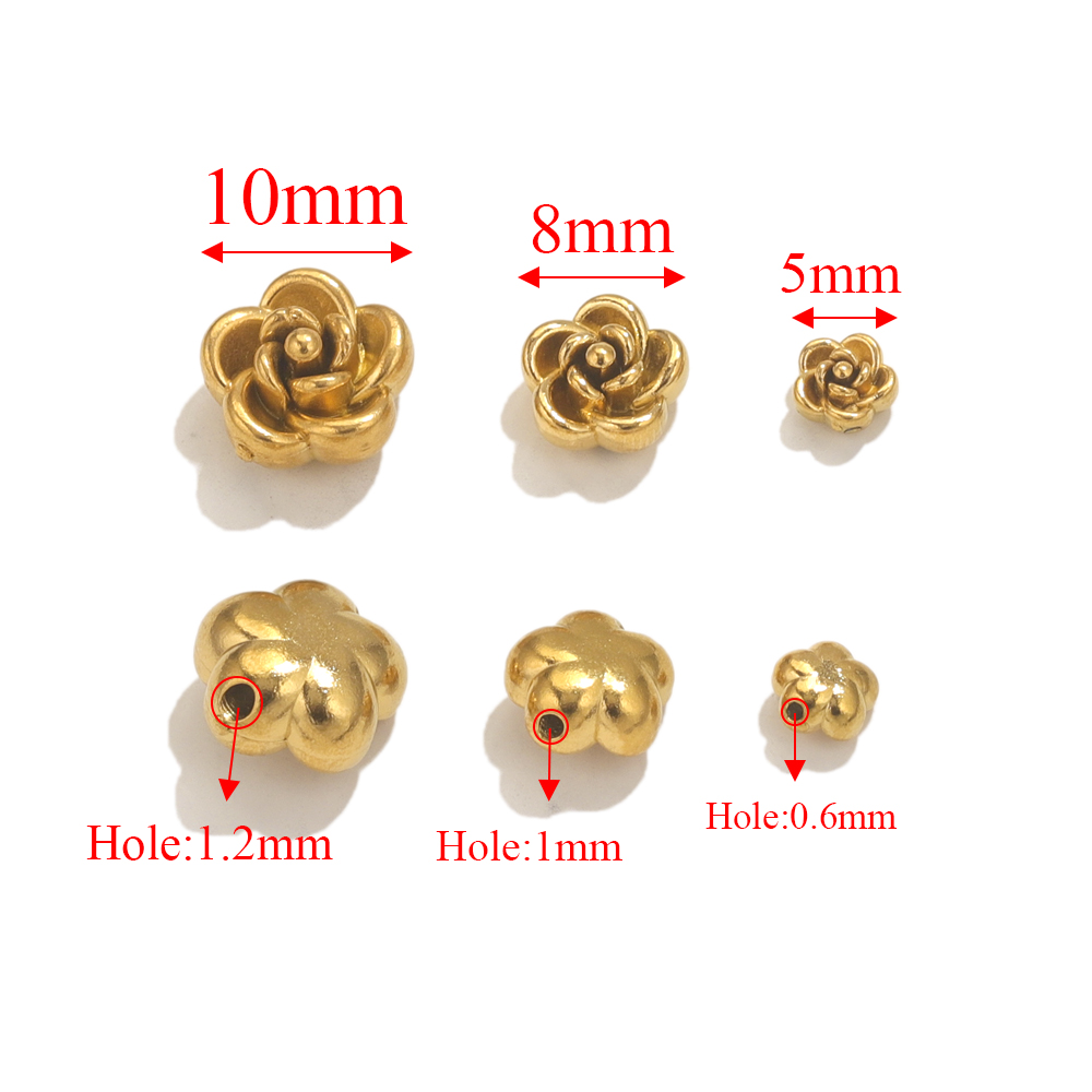 10 sztuk kwiat róży ze stali n – Jewelry Making Equipment recenzja i cena