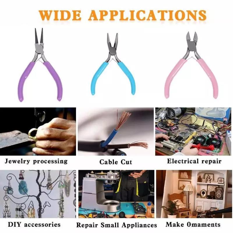 【L】1/3 SZT. Zestaw szczypiec d – Jewelry Making Round Nose Pliers recenzja i cena