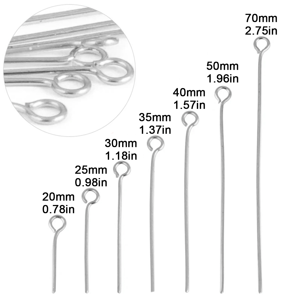 100 sztuk/partia Szpilki z ocz – Jewelry Making Head Pins recenzja i cena