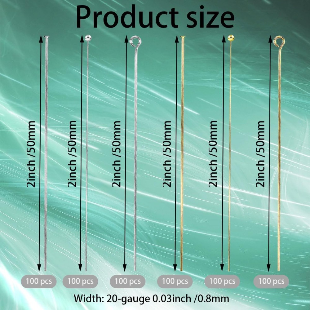 600 sztuk szpilek z płaską głó – Jewelry Making Head Pins recenzja i cena