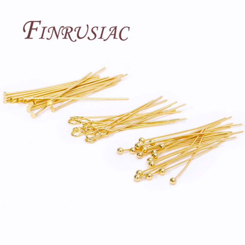 50 sztuk 20-50mm pozłacane szp – Jewelry Making Head Pins recenzja i cena