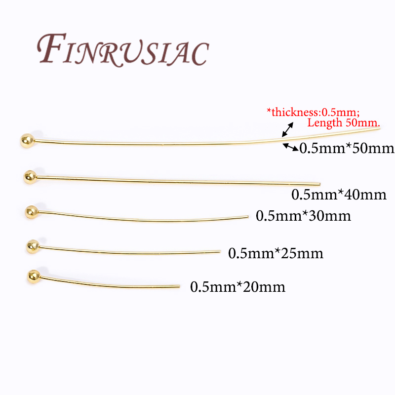 50 sztuk 20-50mm pozłacane szp – Jewelry Making Head Pins recenzja i cena